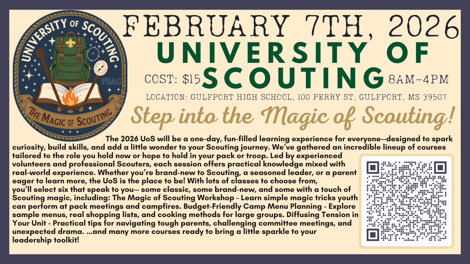 Scouting Post University of Scouting — Pine Burr Area Council - South Mississippi ...