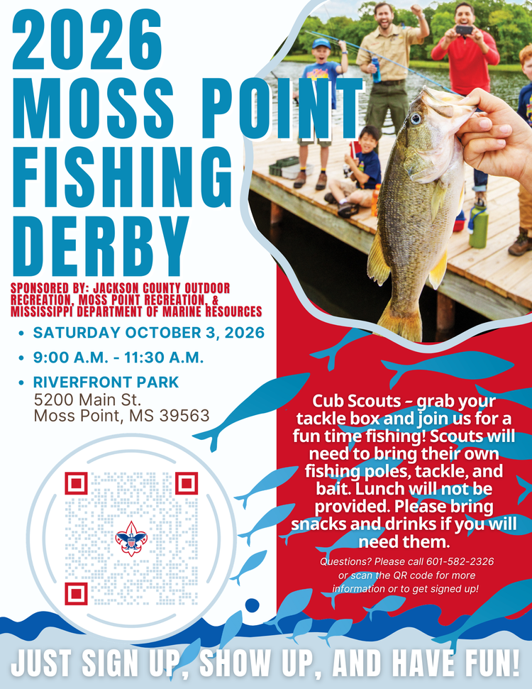 Moss Point Fishing Derby — Pine Burr Area Council - South Mississippi ...