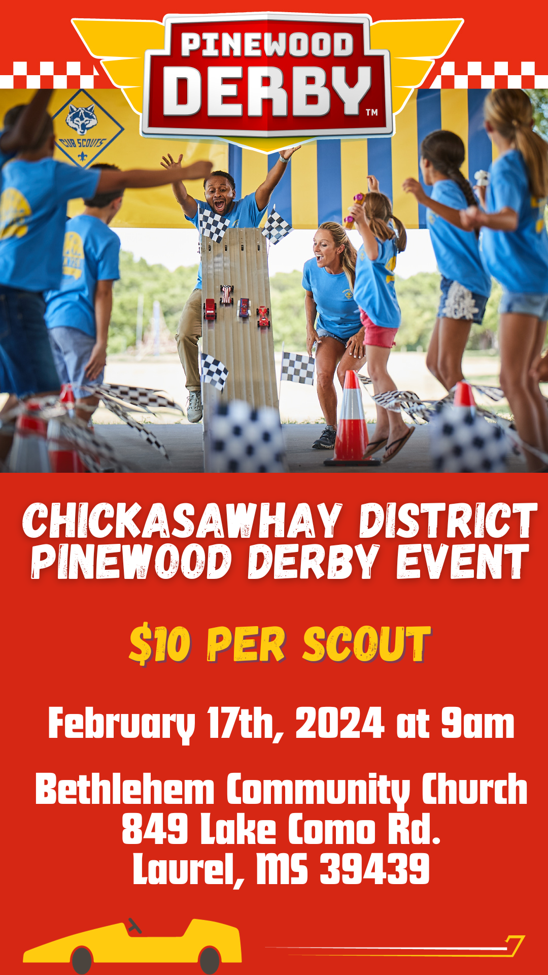 Pinewood Derby–Cono – New Birth of Freedom Council, BSA