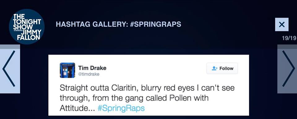 Tim Drake Tonight Show Jimmy Fallon Tonight Show Hashtags Spring Raps.jpg