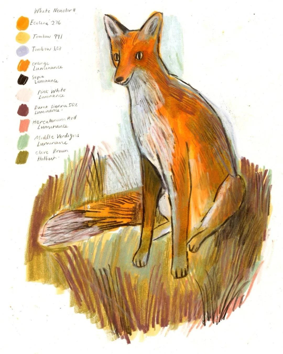 Next month I&rsquo;m back as a guest tutor with @londondrawinggroup and we&rsquo;ll be drawing FOXES! 🦊  🦊✏️ FOXES AND MARK MAKING ✏️🦊
  🦊 Find your Pay What You Can Tickets on Eventbrite - link in bio   🦊 Live Online Class: Wednesday July 15 &n