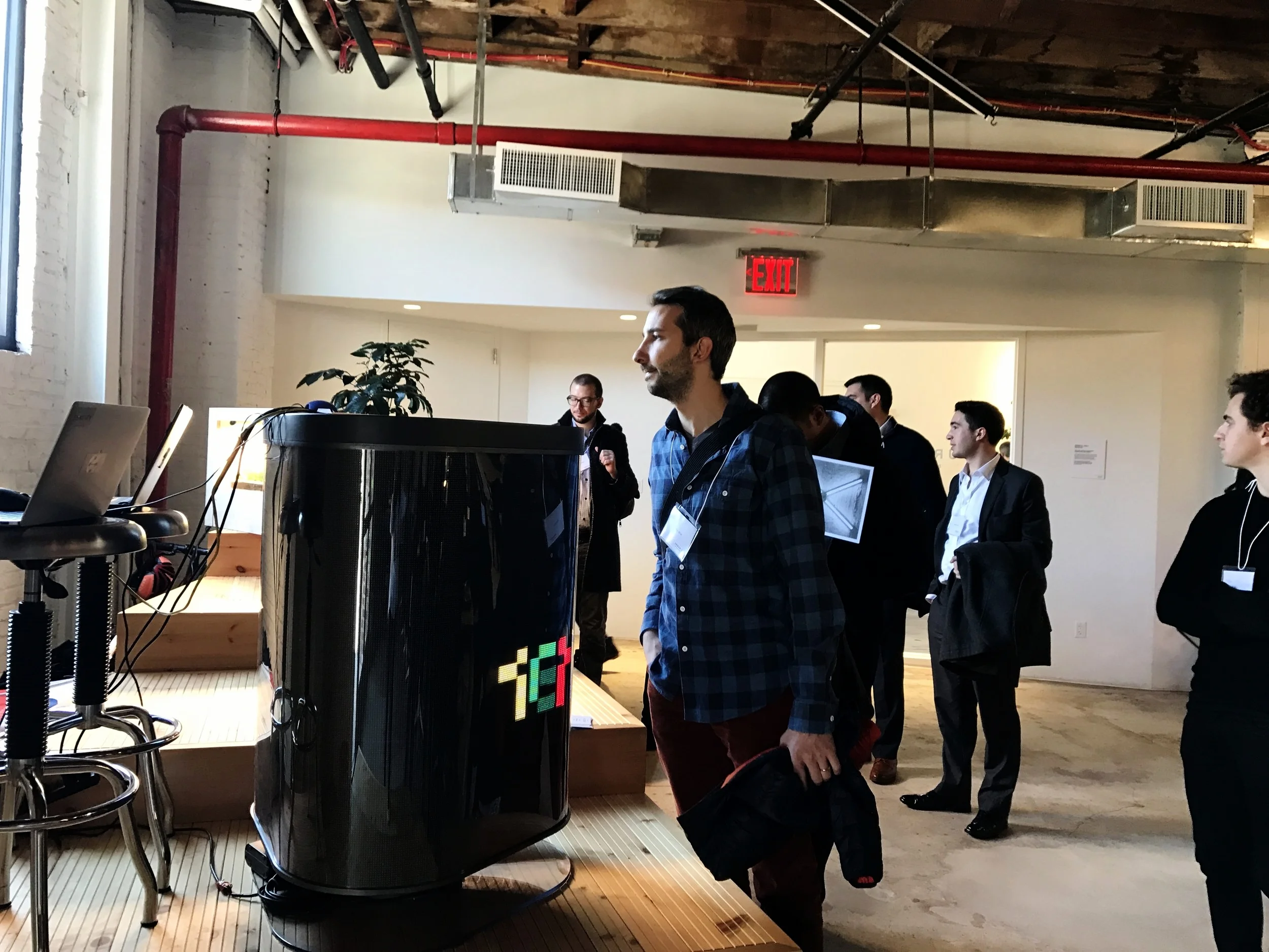 TetraBIN 2017 prototype - Public launch day at Urban-X