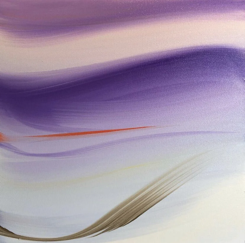 Camilla West_Sunrise Snow Winter_olie på lærred_40 x 40 cm_2021_DKK 7.500.jpg