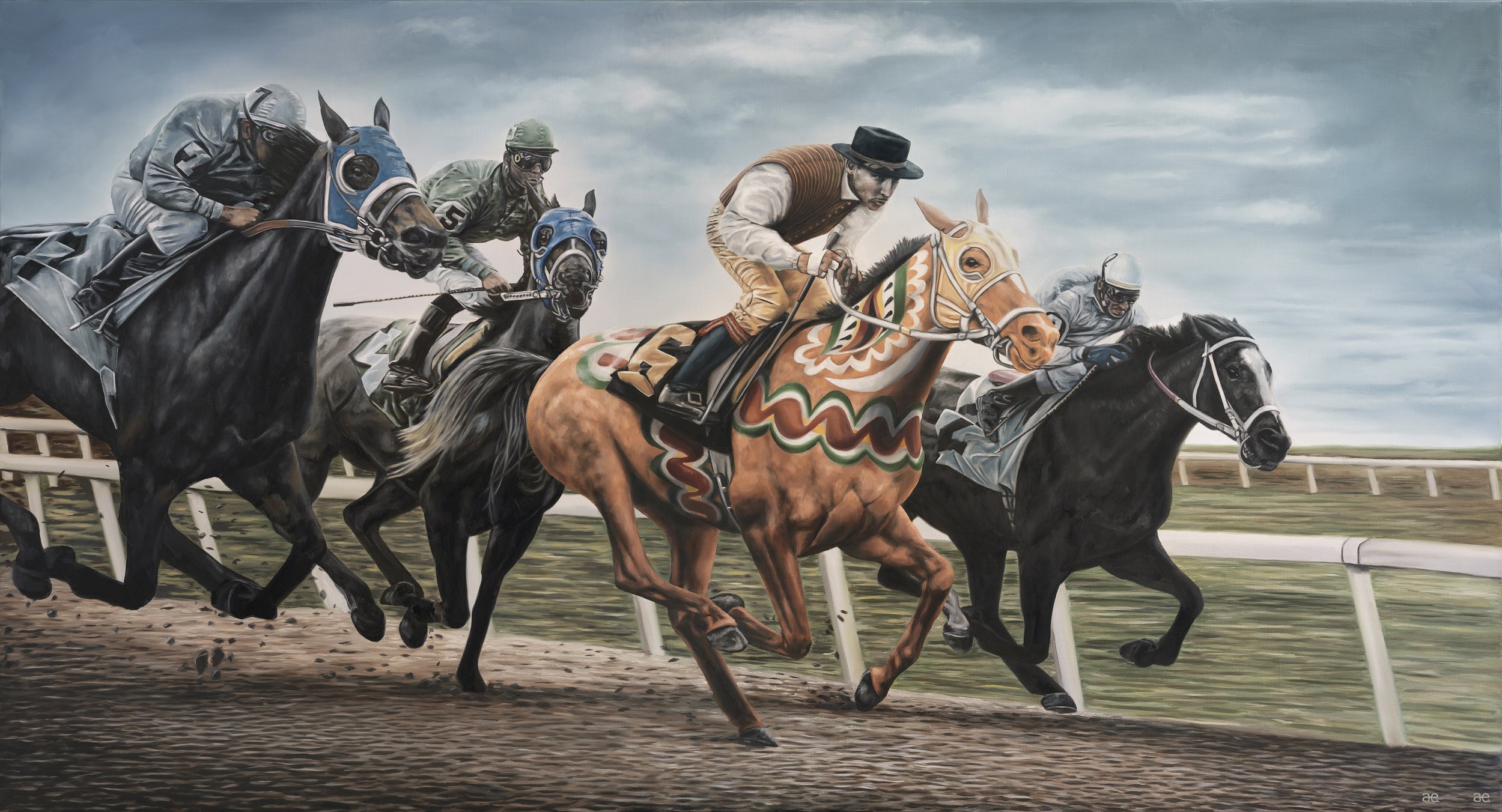 Andreas Englund_Horserace_olie på lærred_123x70cm.jpeg