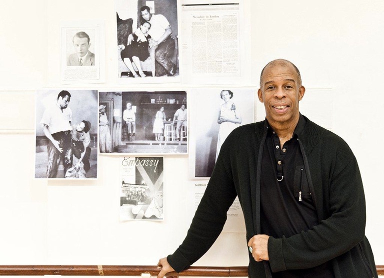 WITH PHOTOS OF KATHLEEN DAVIS (my grandmother) AND PAUL ROBESON TAKEN IN 1935 AT THE EMBASSY THEATRE - NOW PART OF LONDON'S CENTRAL SCHOOL OF SPEECH AND DRAMA. Photo © Patrick Baldwin