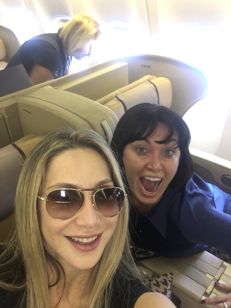Behind the Scenes of The Real Housewives of Sydney Episode 8 - Lisa and Matty on the flight.jpg