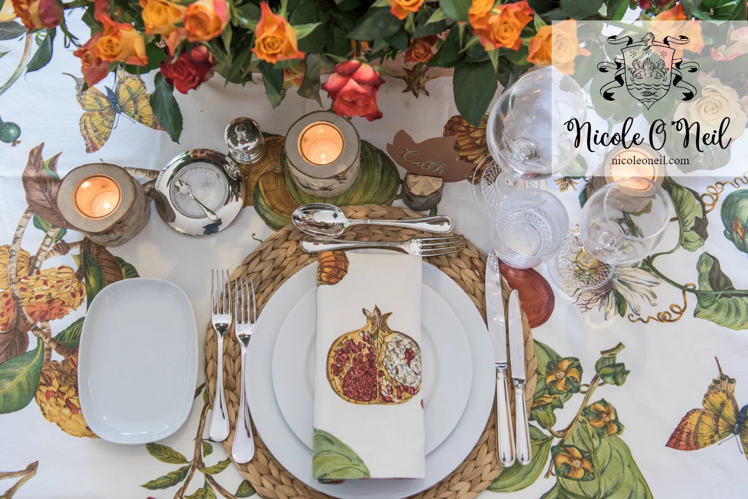 Be Inspired An Autumn Inspired Table Setting Nicole O Neil Real Housewives Of Sydney Blog