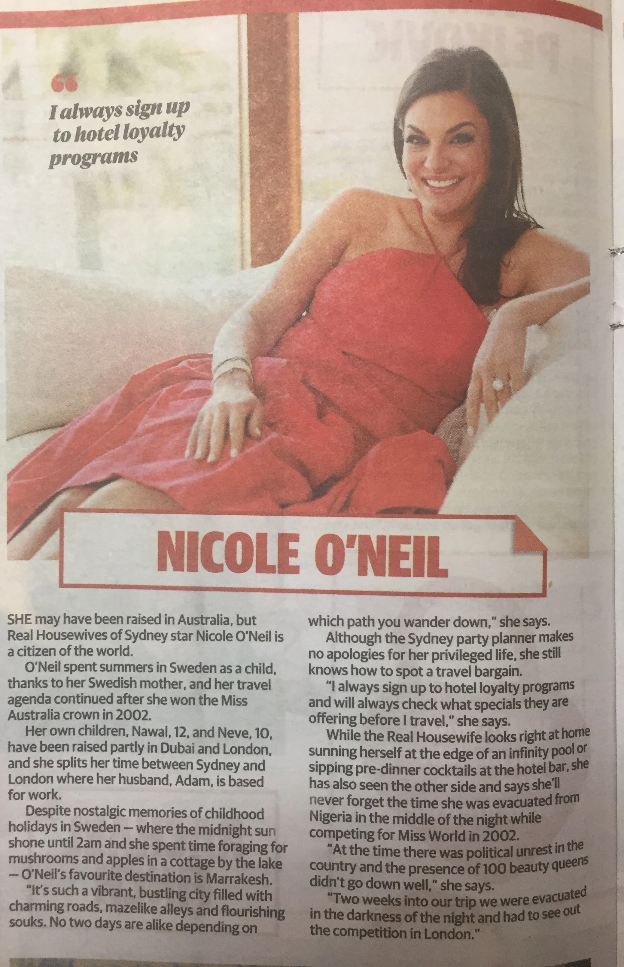 Nicole O'Neil - BW Magazine Saturday June 3rd 2017 - Front Cover.jpg