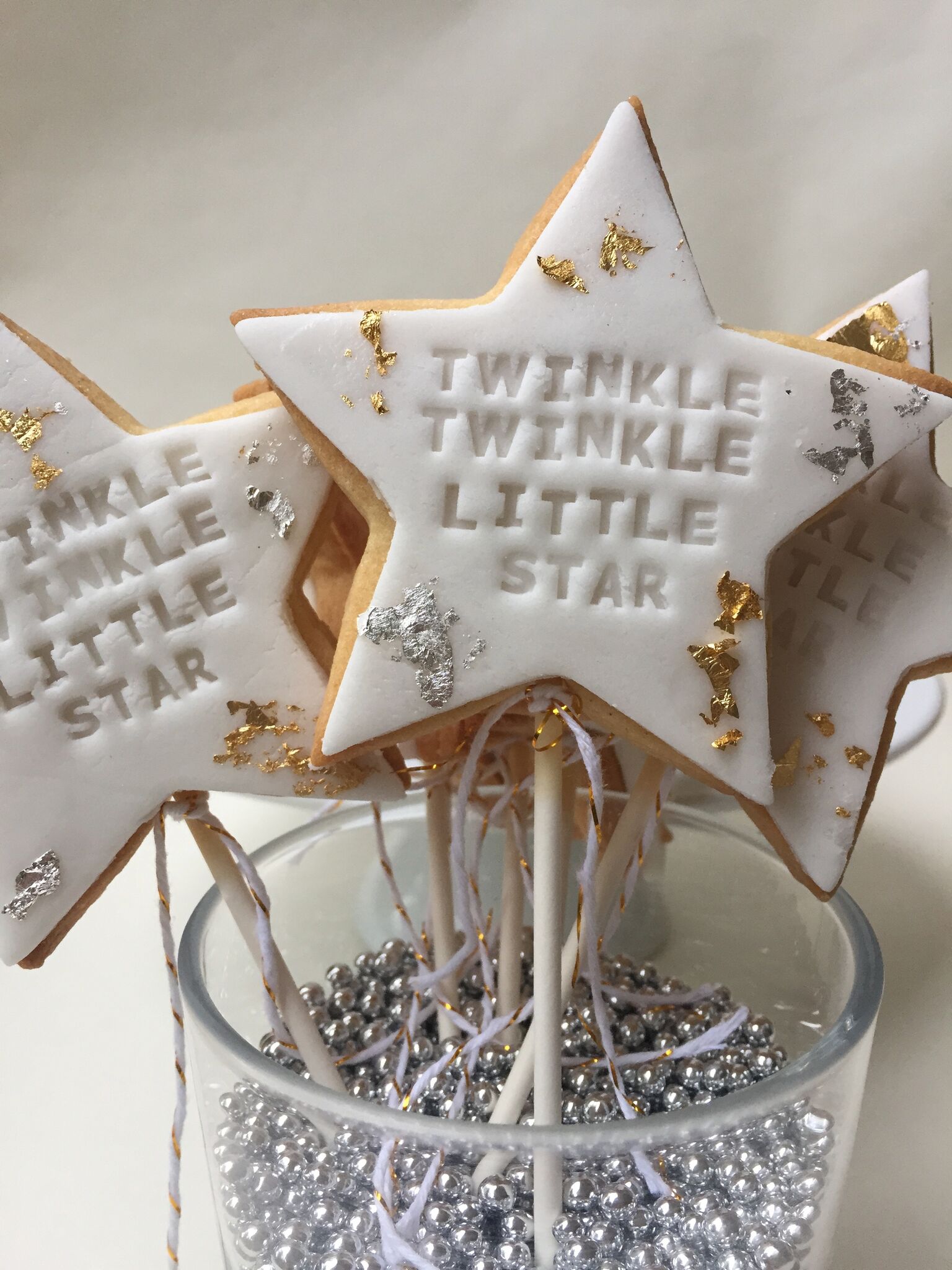 Twinkle Twinkle Little Star Themed Baby Shower - Star Themed Cookie Pops.jpg