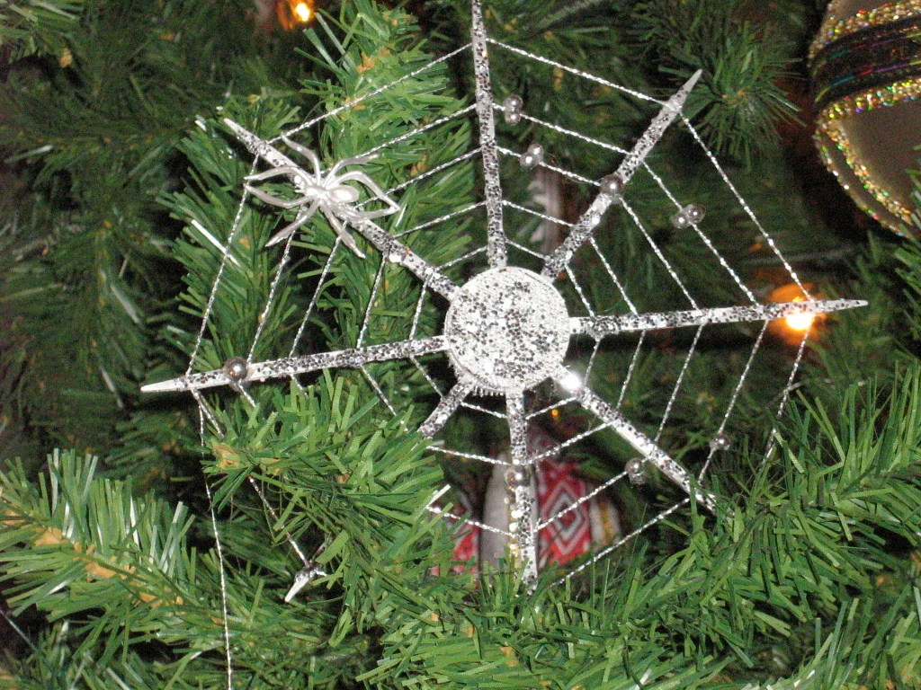 Unique Christmas Traditions You've Never Heard Of - Ukraine Spider Web Christmas Tree Ornaments and Decorations.jpg
