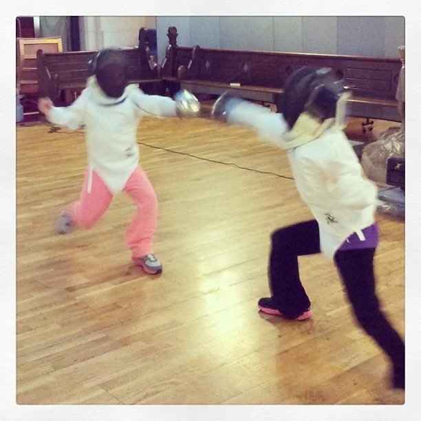 Nawal and Neve Fencing.jpg
