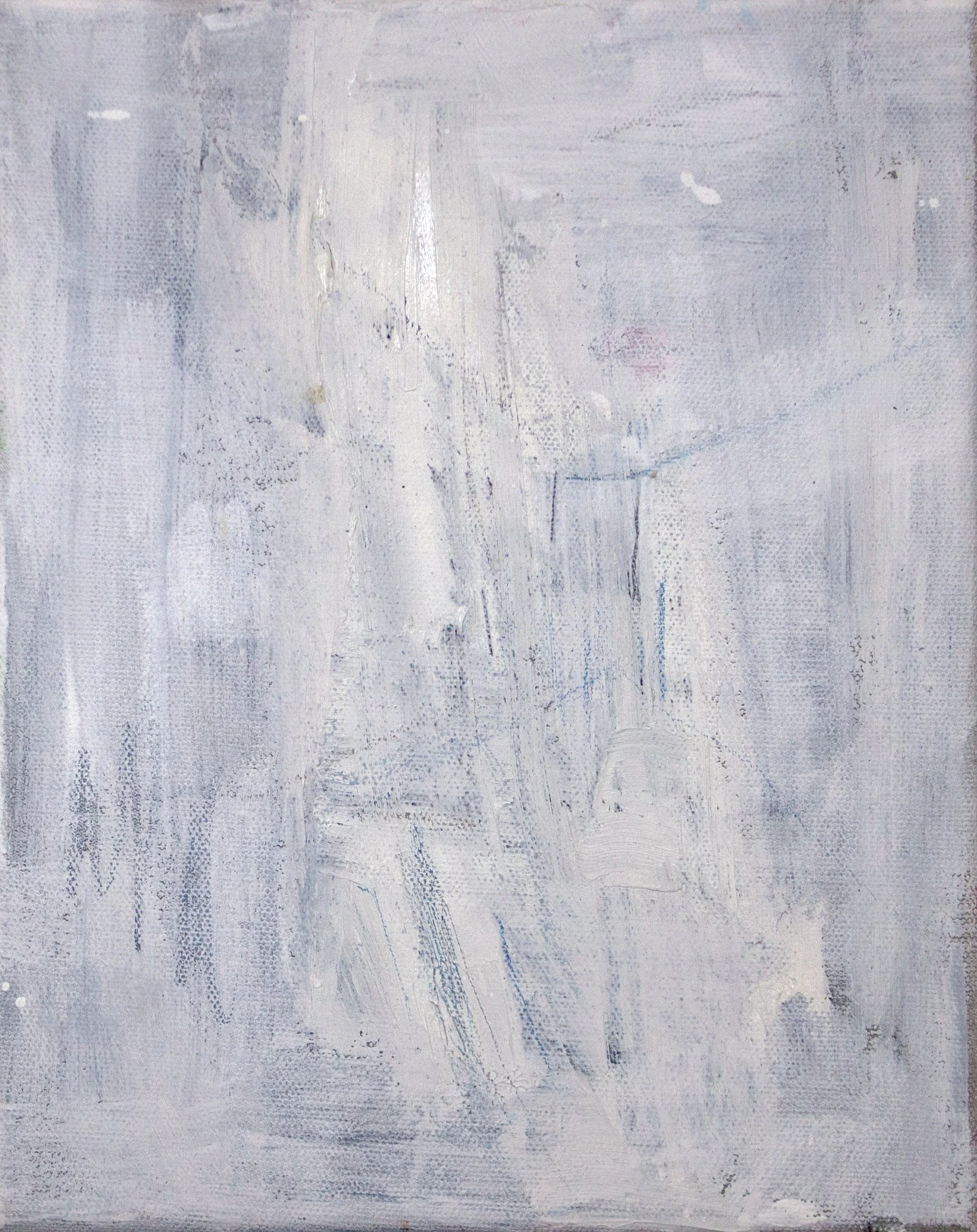  Directly Palpable,  2025  8 × 10 Inches  Oil, Acrylic, Oil Stick, Graphite, and Colored Pencil on Canvas 