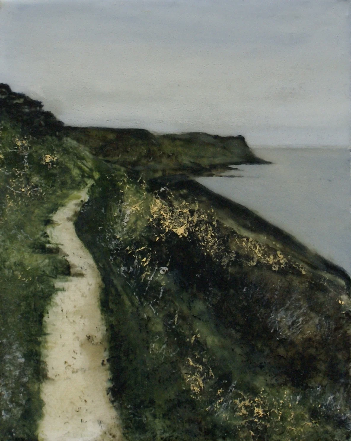 gorse path 20x26cm