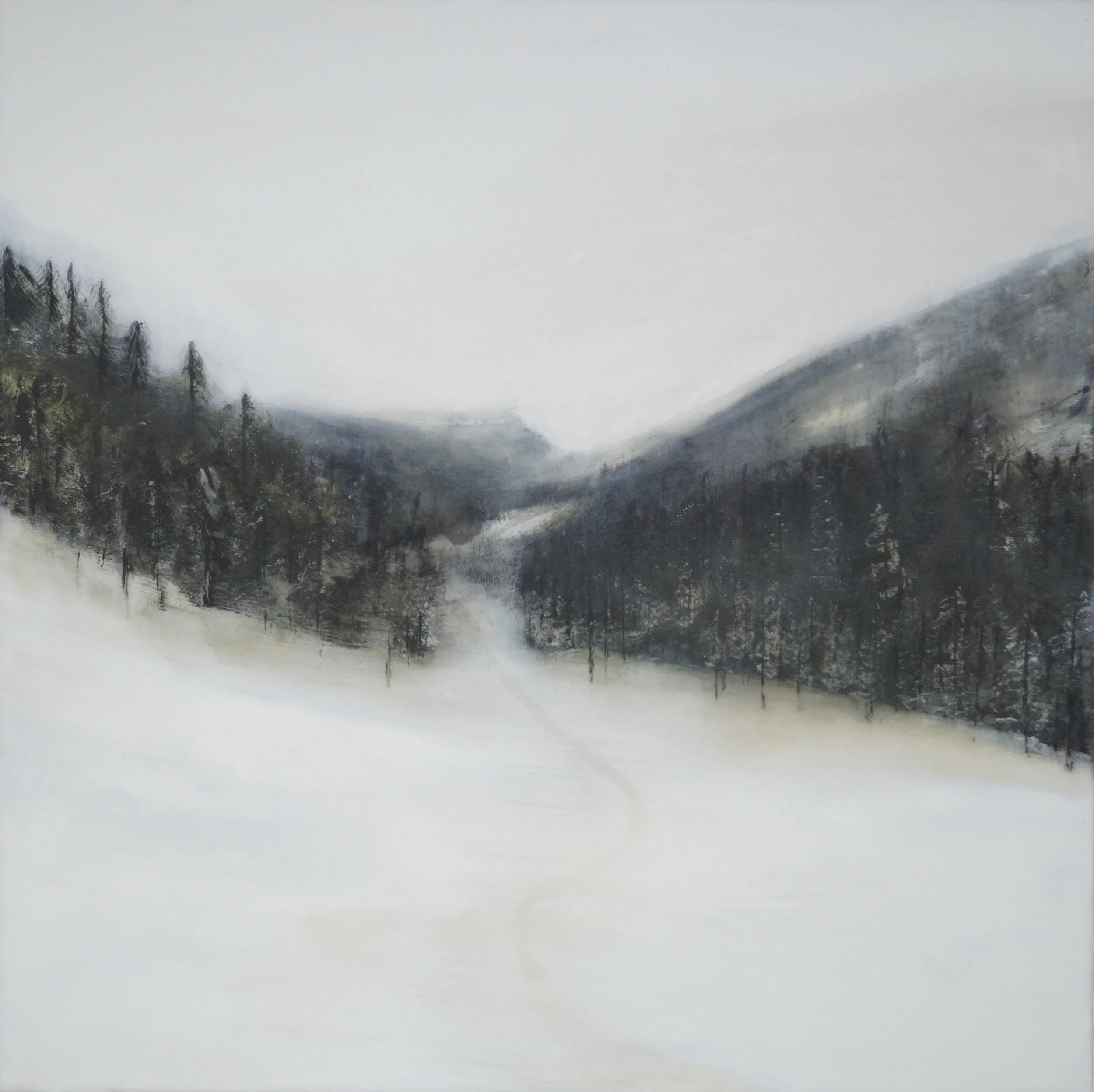 into the valley