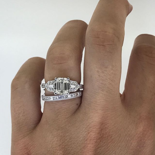 Helping our favorite client pick a matching band. What do you think?!