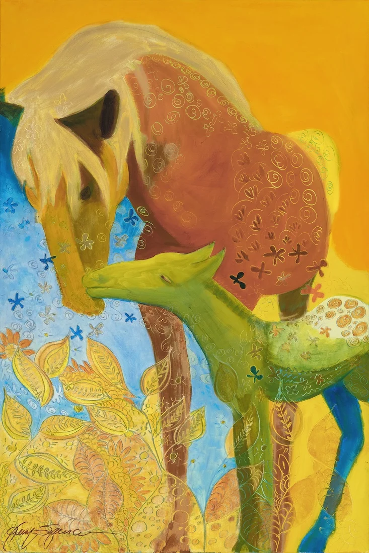 Motherhood, First Nuzzle 24” x 36” $500 (plus S/H)