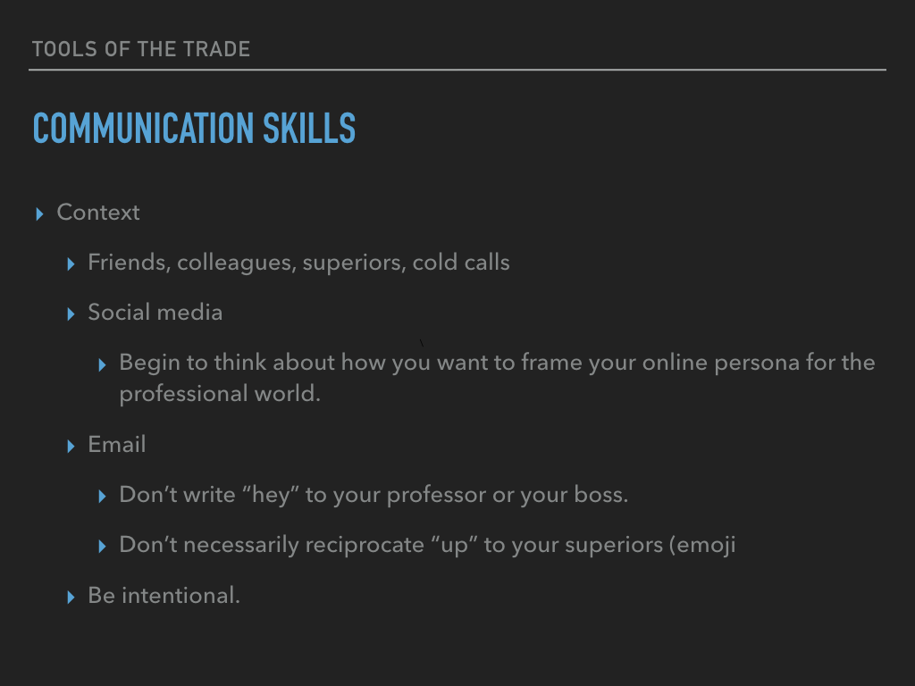 Communication Skills