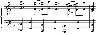 Fig. 2. Multiple Layers of Metric Suggestion (Op. 15, mvt. I, m. 164)