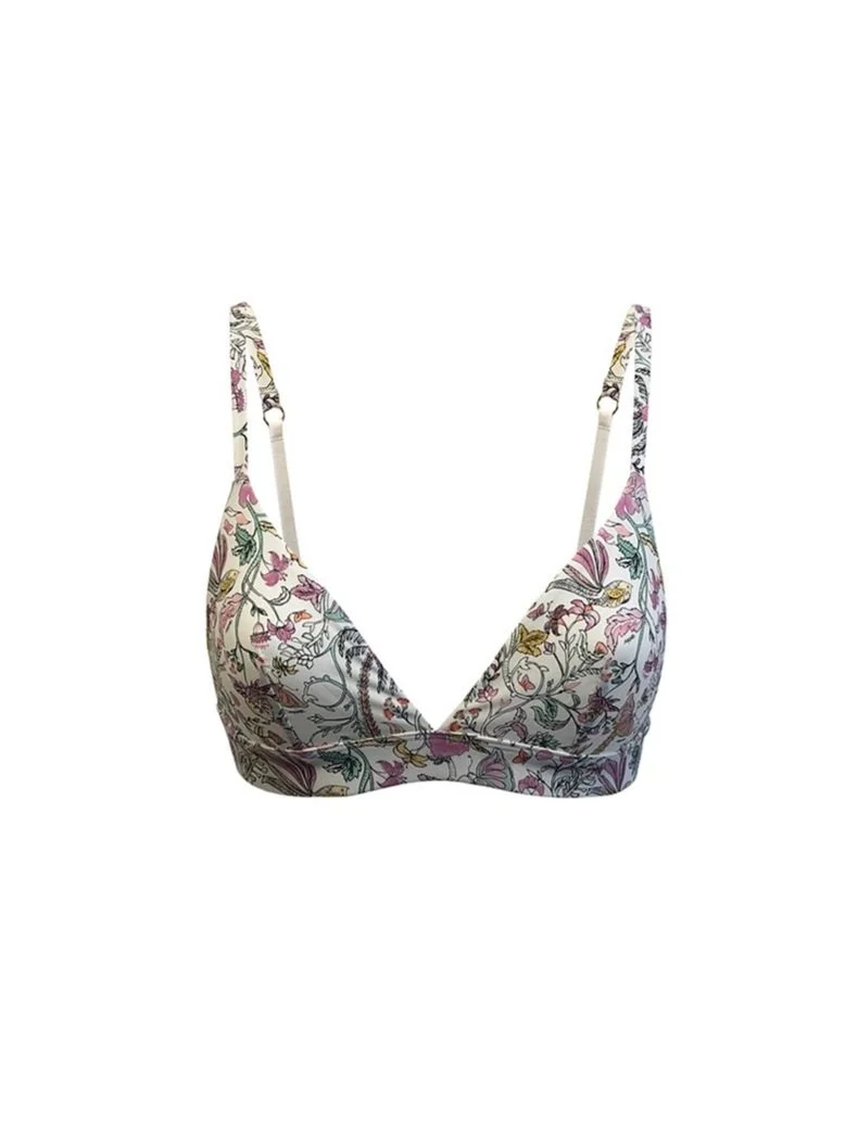 Soutien-gorge microfibre écoresponsable imprimé Esquisse Lingerie motif Indonésie