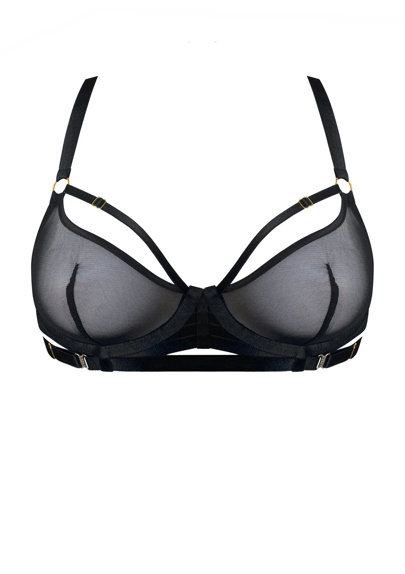 Soutien-gorge Balconnet Dentelle Noire Fabrication Française, Bonnet A, Tour 85 - Neuf Sans étiquettes