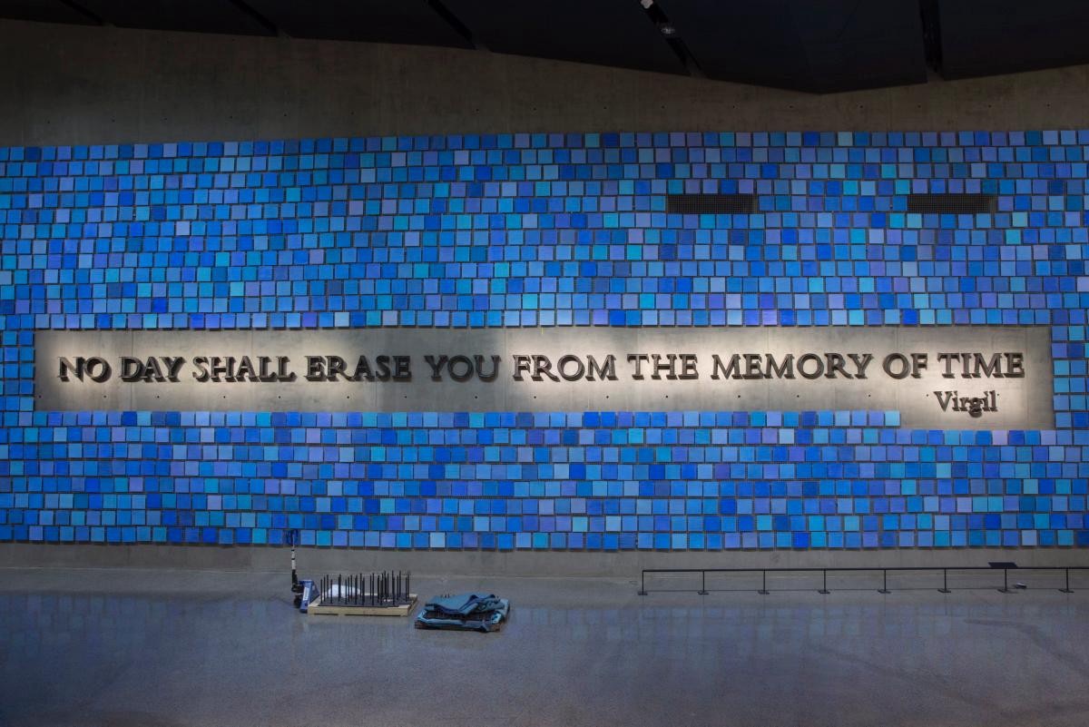 “Trying To Remember the Color of the Sky on That September Morning” by Artist Spencer Finch @ 9/11 Memorial