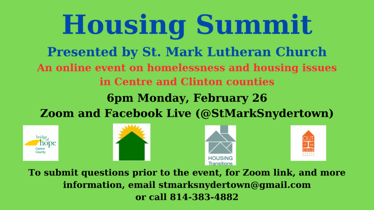Housing Summit - St. Mark Lutheran Church
