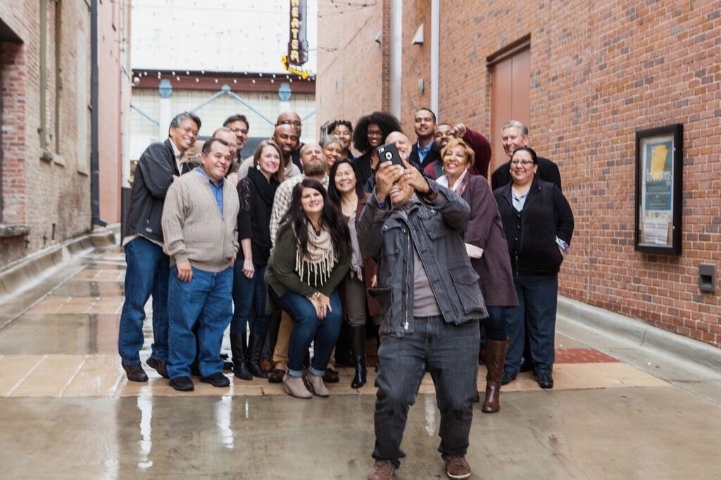 A rainy photoshoot with the beautifully diverse team at Mosaic Church of Little Rock, AR.