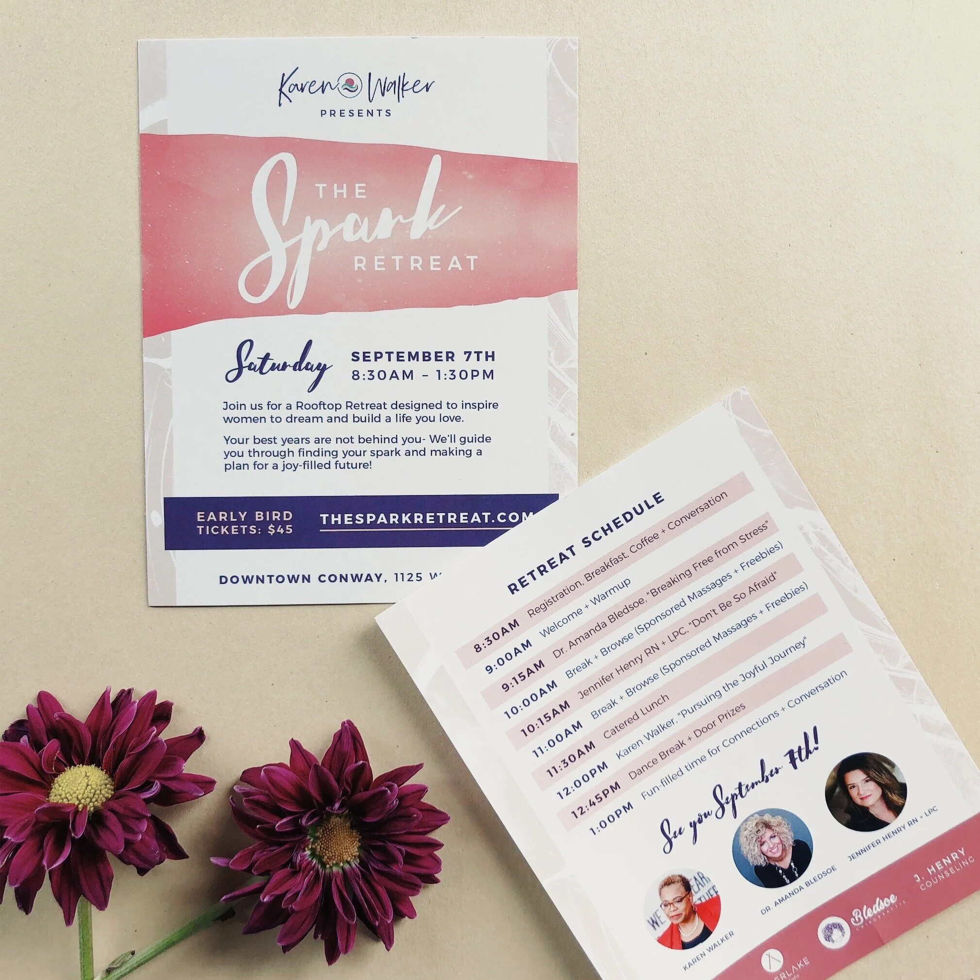 Spark Retreat postcards by Silverlake