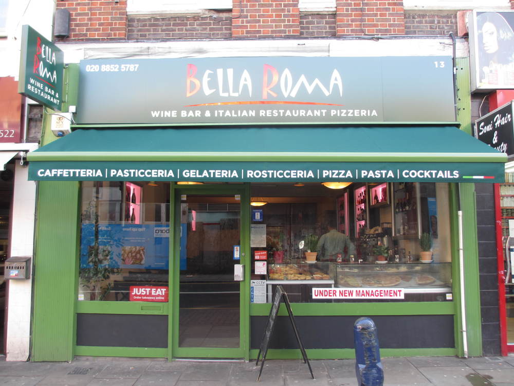 Bella Roma Italian Restaurant Lewisham South London Club