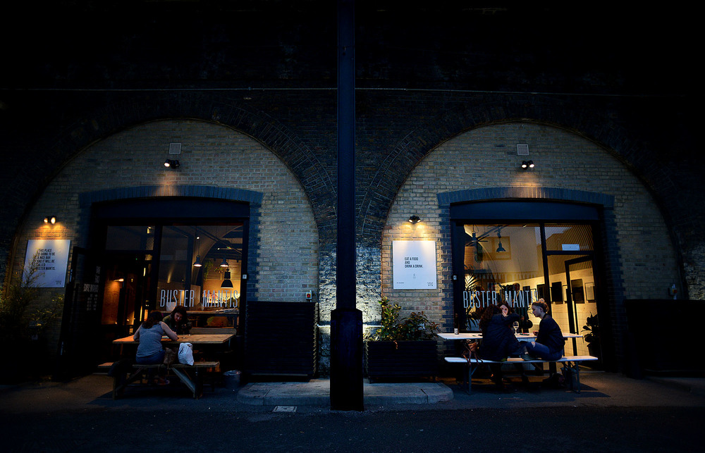 Buster Mantis in Deptford South London Club Card.