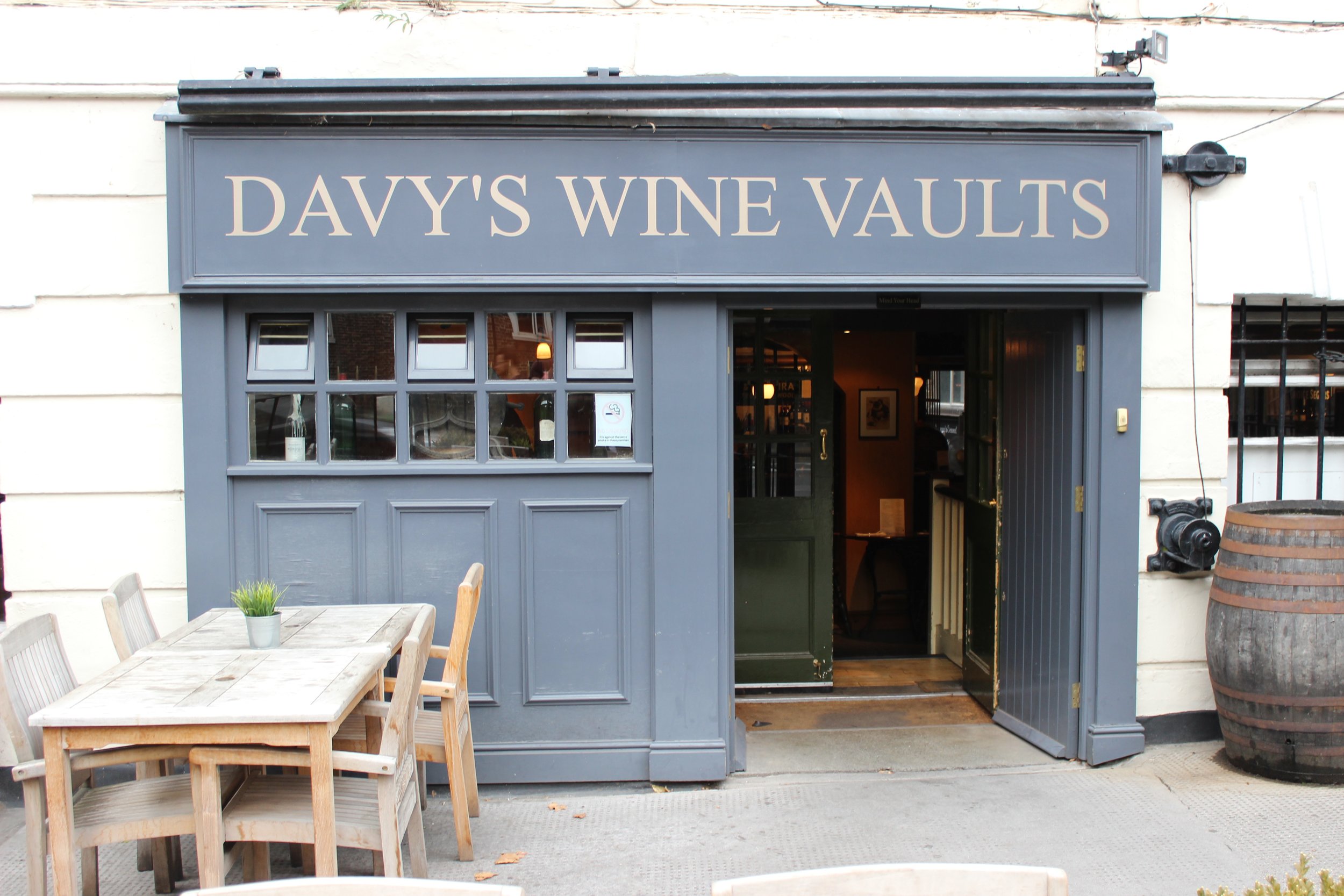 Davy's Wine Vaults Wine Bar and Dining Rooms in Greenwich South London Club