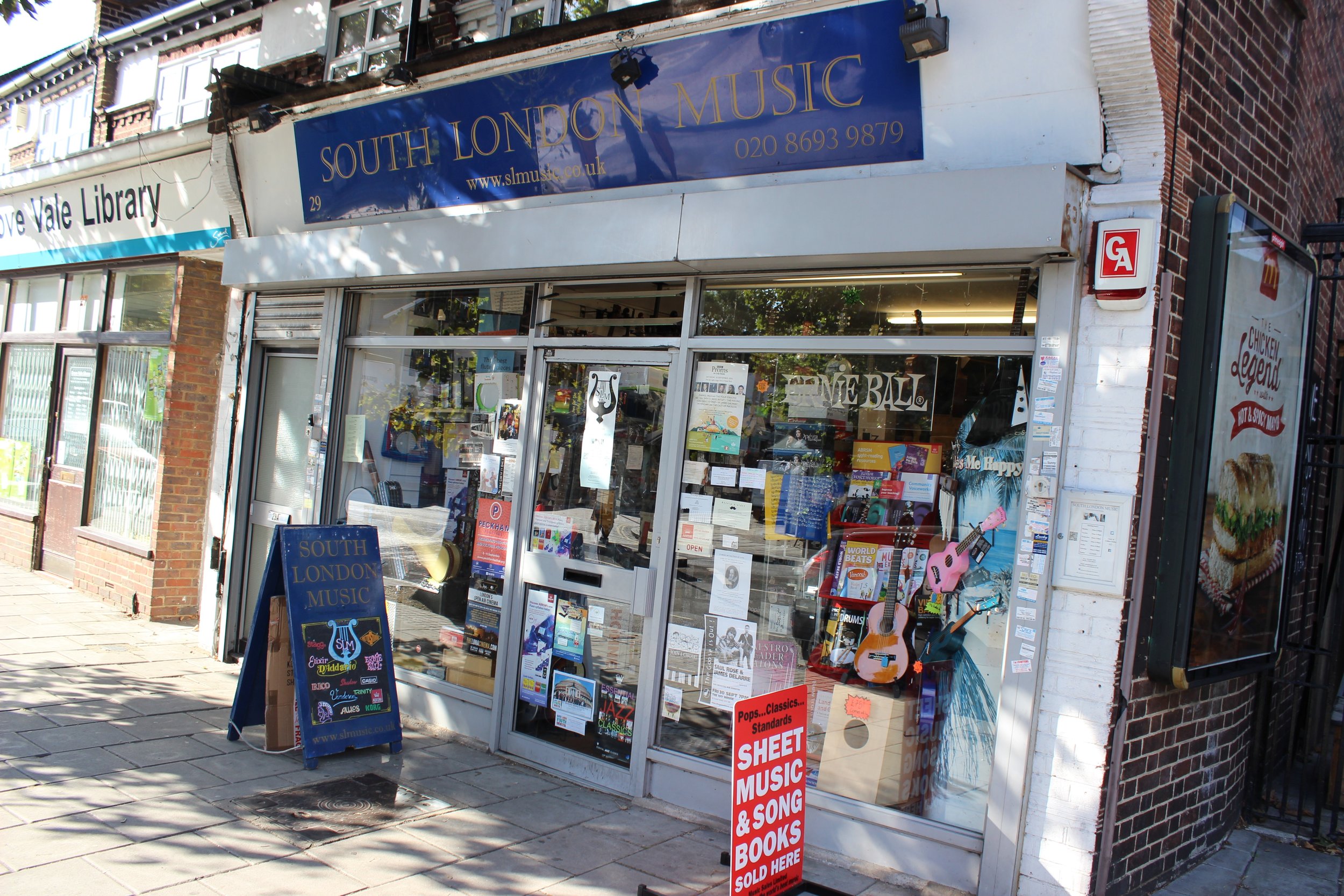 South London Music Music Shop in Dulwich South London Club