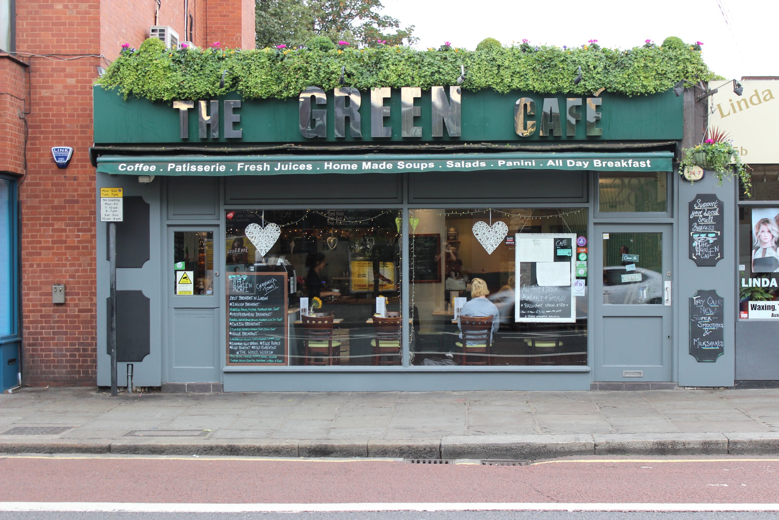 The Green Cafe in Greenwich South London Club