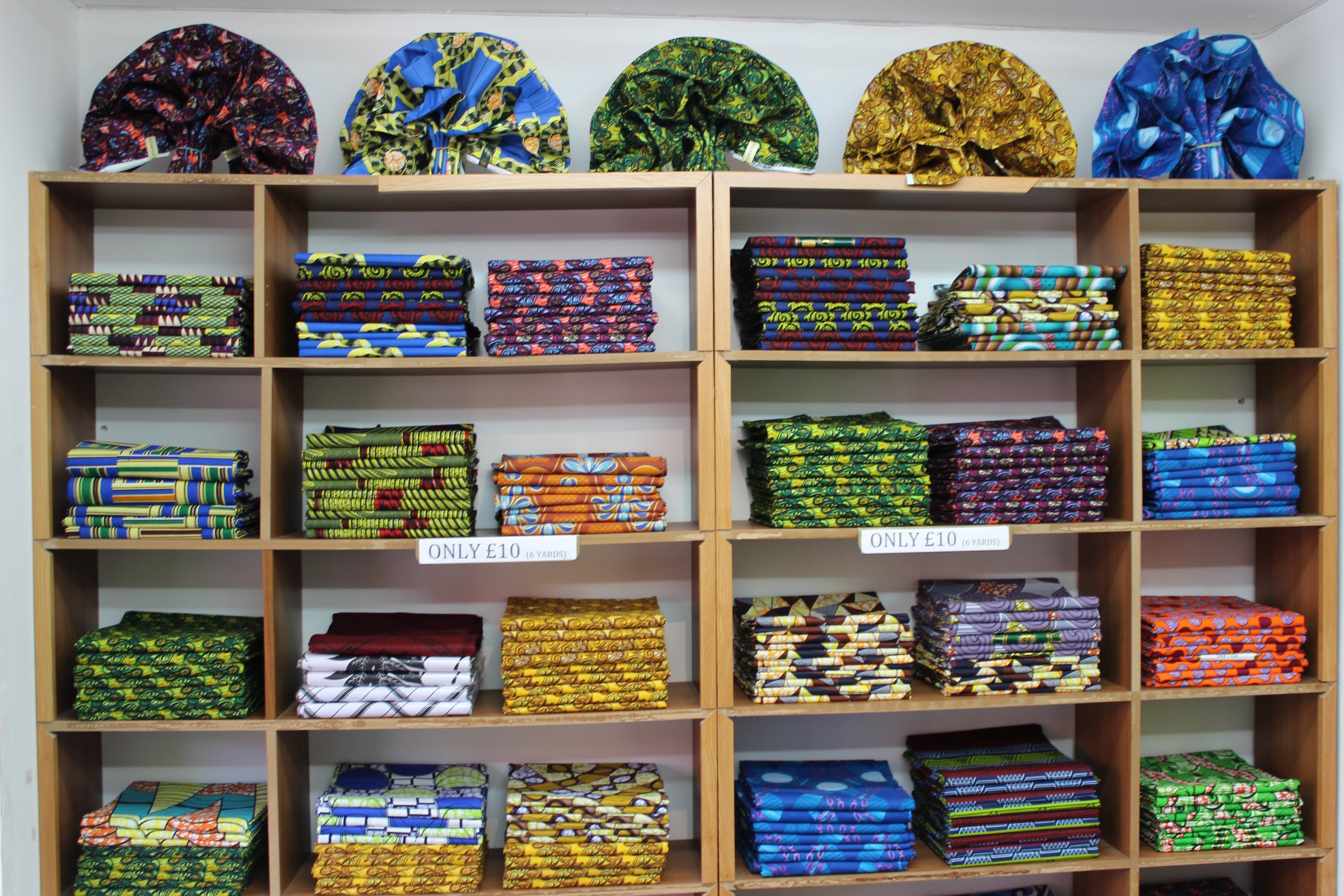 Roya Textile Fabric & Textiles Shop in Peckham South London Club