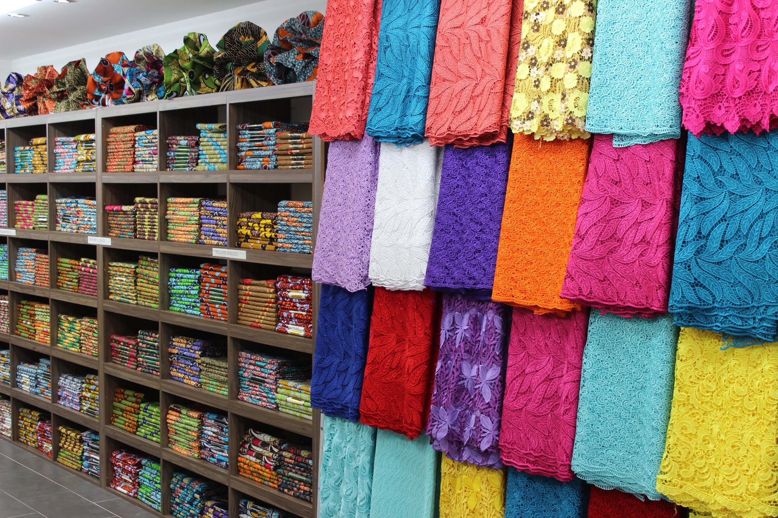 Roya Textile Fabric & Textiles Shop in Peckham South London Club