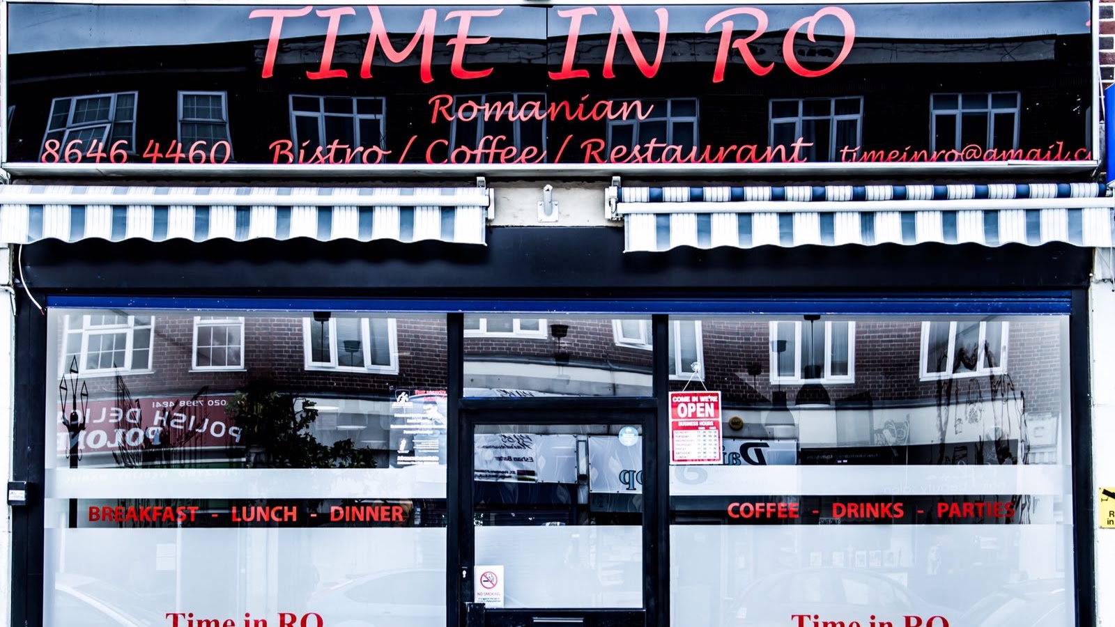 Time in RO Romanian Restaurant in Morden South London Club Card .JPG