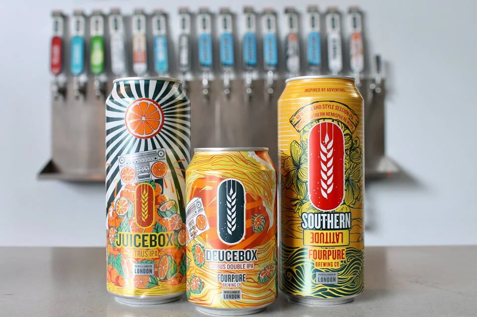 Fourpure Brewing Co. brewery and taproom in Bermondsey South East London.jpg