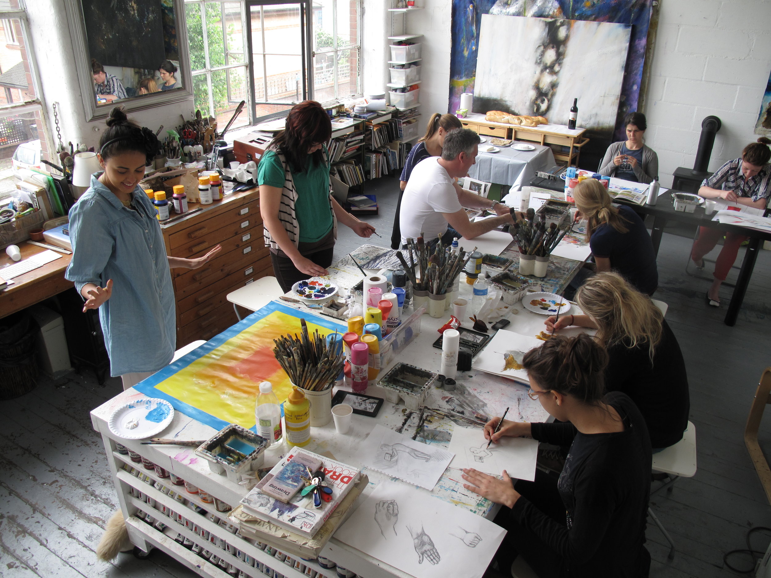 Art Classes London  Drawing and Painting Lessons in Studio 11.JPG
