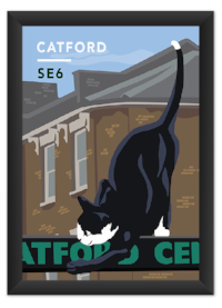 Our Catford Cat Print is available to purchase !