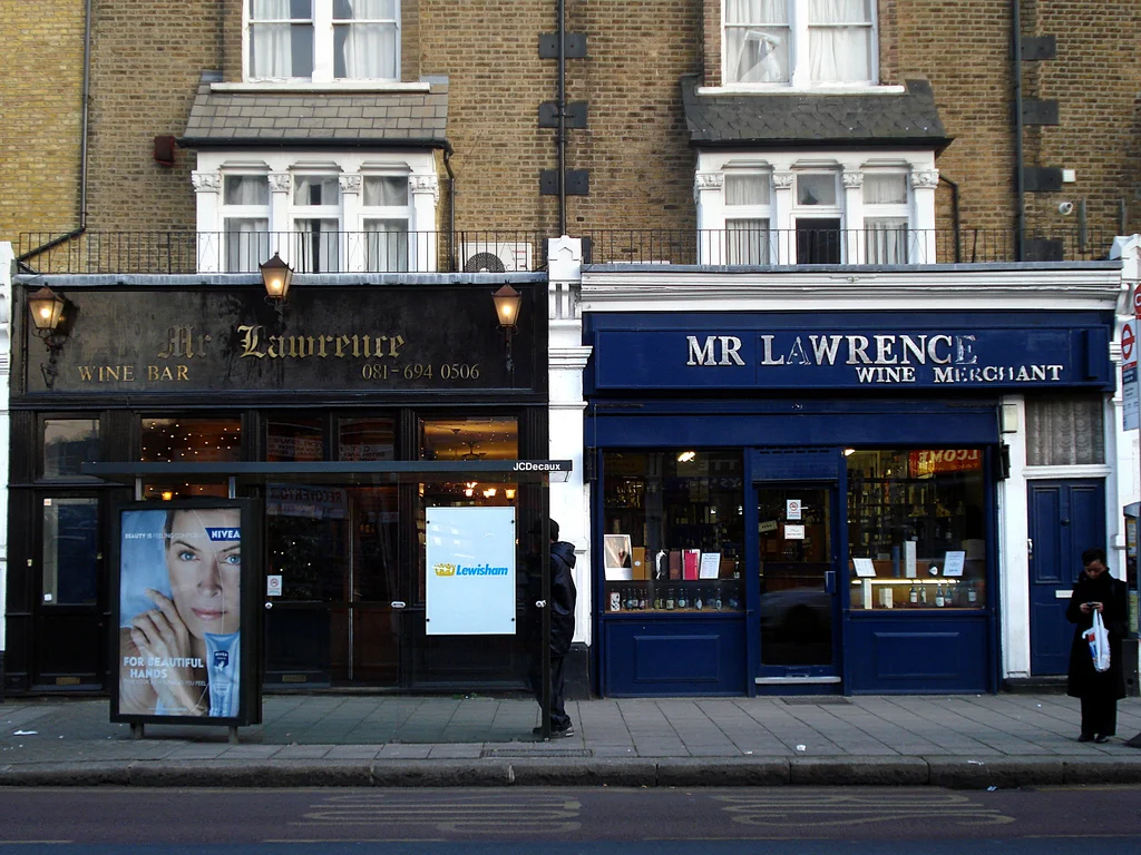 Mr. Lawrence's wine bar before its closure last week.