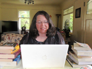A good writing day – I’m smiling!
