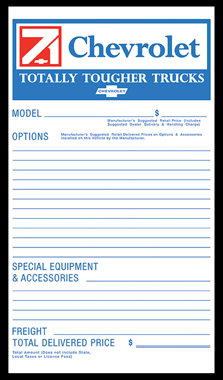 1972 trucks for sale on 1967 1972 Chevrolet Gmc Window Sheets Vintage Correct