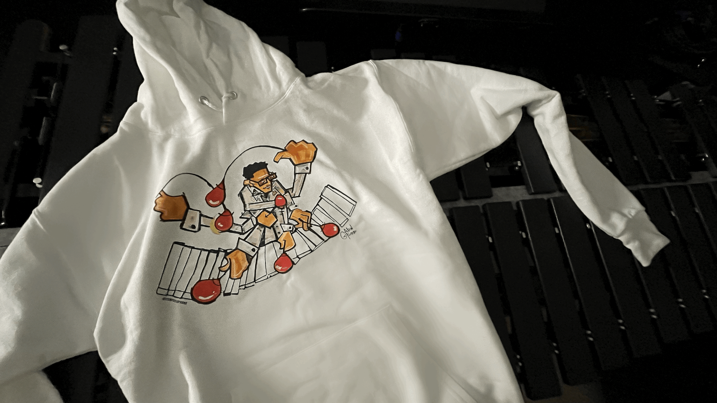 Drewbraphone On Canvas, Special Edition Hoodie