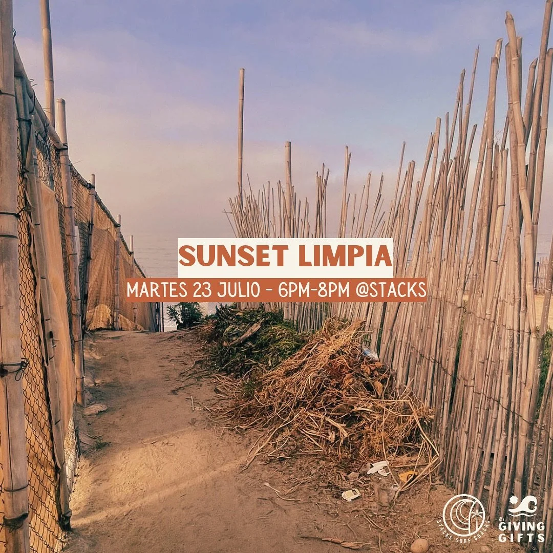 &Uacute;nete a nuestra primera limpieza al atardecer en Stacks! 🌅🌊

🗓️ Fecha: Martes, 23 de julio
⏰ Hora: 6-8pm
📍 Lugar: Stacks

Ven a limpiar la playa, conectar con otros y qu&eacute;date despu&eacute;s para disfrutar de pizza y una bebida. No t