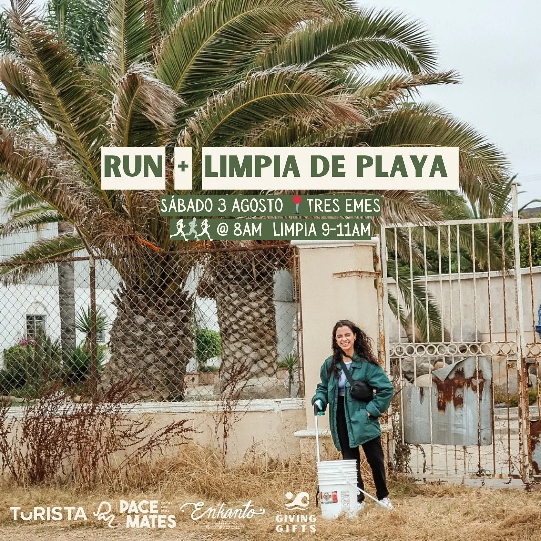 Nos vemos el s&aacute;bado 3 de agosto a las 8am si quieres correr y de 9 a 11 limpia Tres Emes! 🏃🏽&zwj;♀️🌞🌊

Nosotros te proporcionaremos todo el material de limpieza, s&oacute;lo necesitar&aacute;s traer una botella o una taza de caf&eacute;🧤?