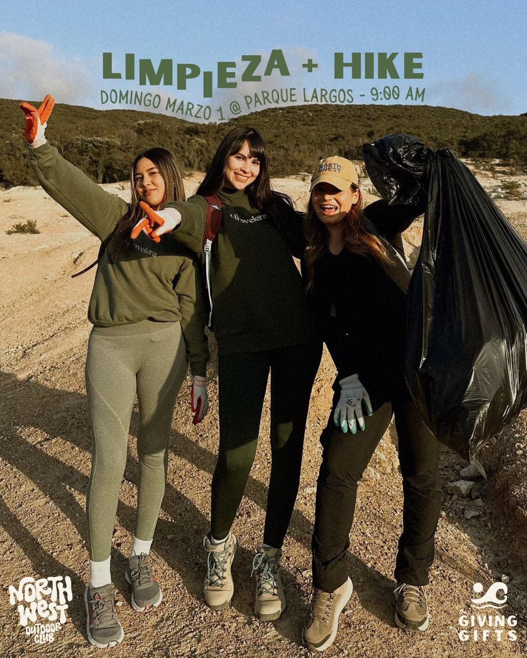 🌿✨ Nuestro primer Hike + Limpieza ✨🌿

Este mes probaremos algo nuevo y cambiaremos nuestra limpieza de playa por una caminata con limpieza en la naturaleza 💚

📍 Punto de encuentro: Parque Lagos a las 9:00 AM
🥾 La caminata comienza a las 9:15 AM
