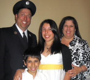 Jim pagano and his family