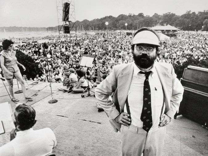 Garrison Keillor in the 1970s. Photo from Prairie Home Productions/American Public Media
