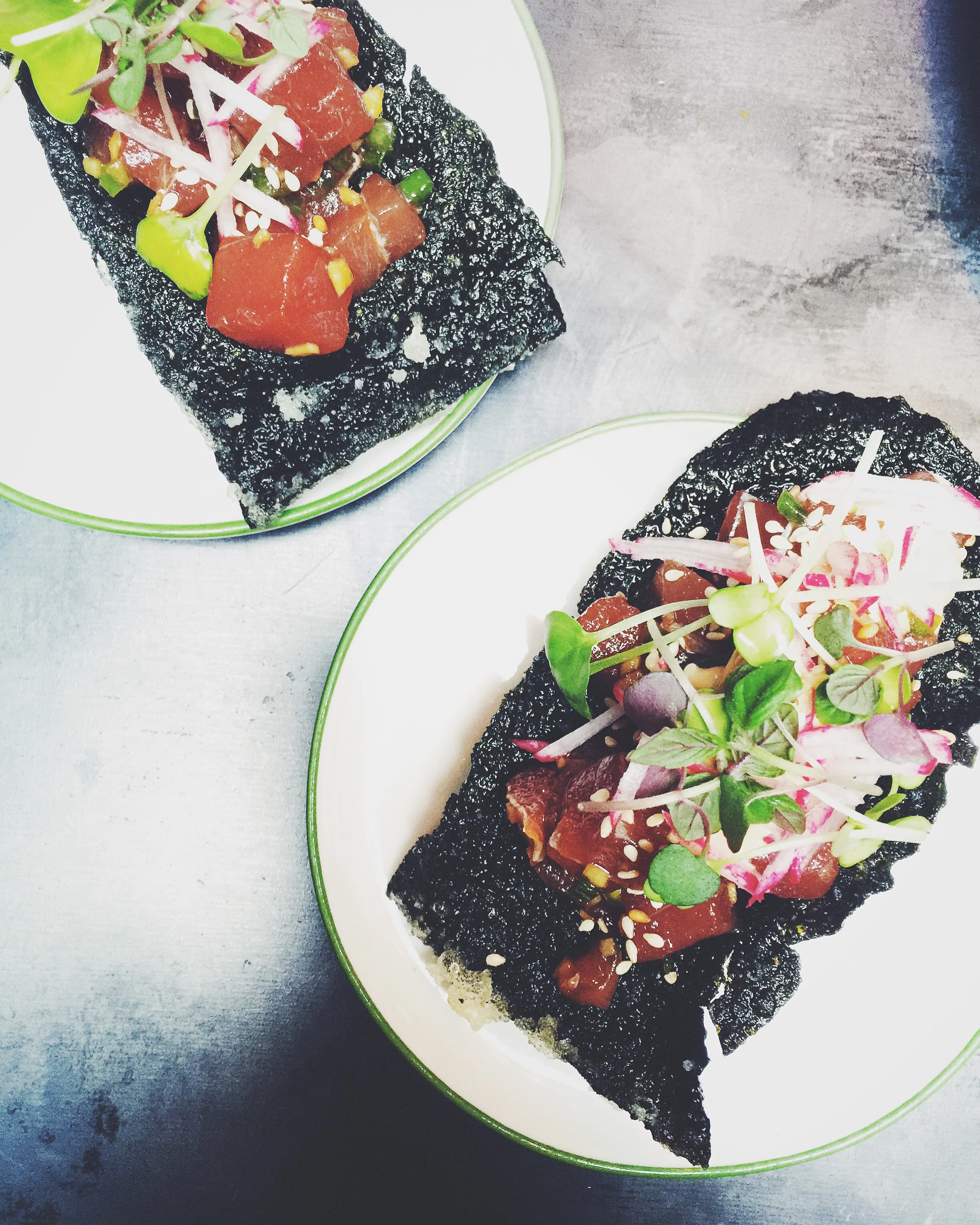 SF Chef Ravi Kapur's Tuna Poke Crackers