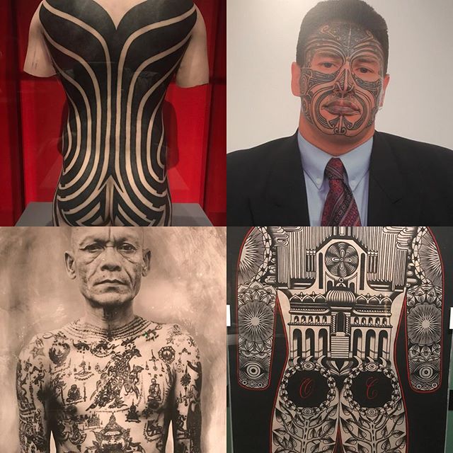 Amazing images and multicultural history of tattooing. Highly recommend #naturalhistorymuseumoflosangeles #tattoo